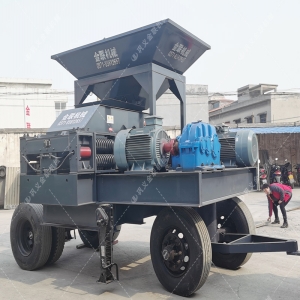 大型移动式对辊蜜柚免费观看视频在线设备发往浙江